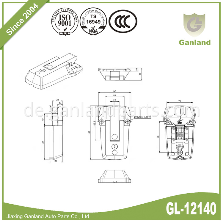 Handle For Connecting Pipe Latch